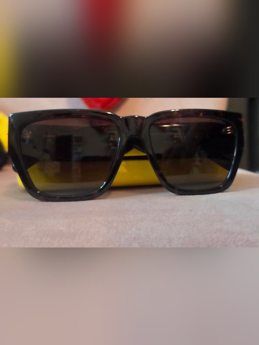 Womens Marc Jacobs Square Sunglasses — Modern Full-Frame Style